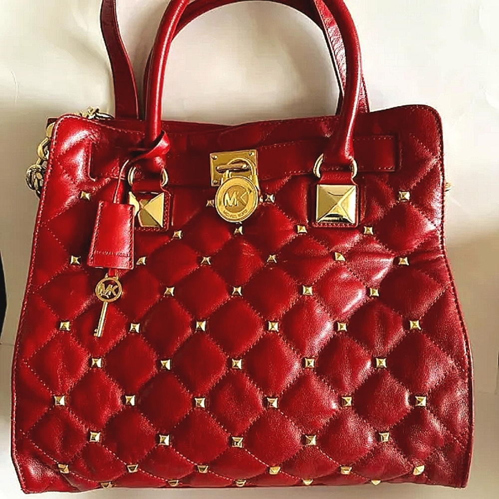 Michael Kors Red Hamilton Bag